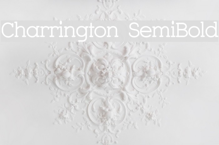Charrington SemiBold Font examples