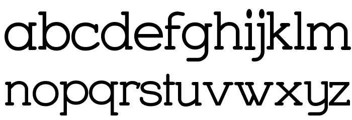 Charrington SemiBold Font LOWERCASE