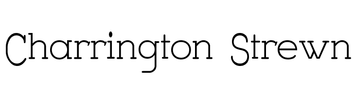 Charrington Strewn Font
