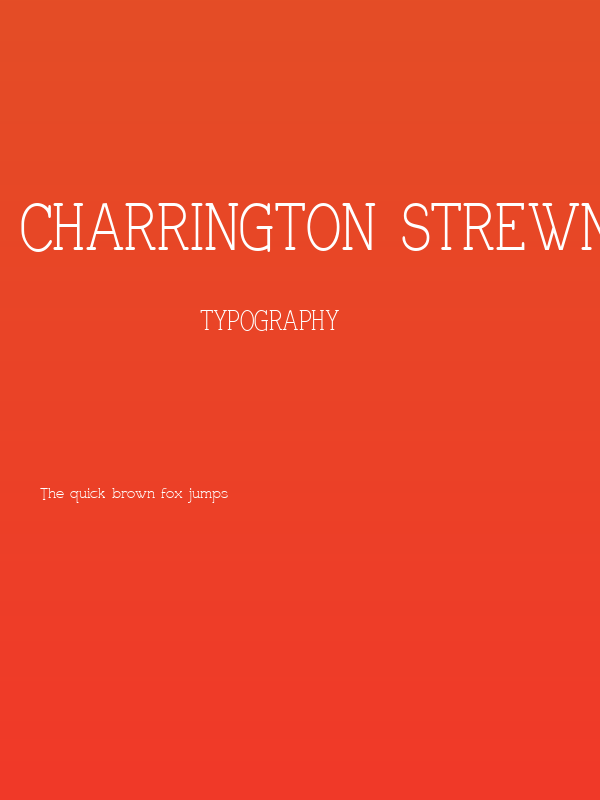 Charrington Strewn Poster