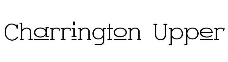 Charrington Upper Font