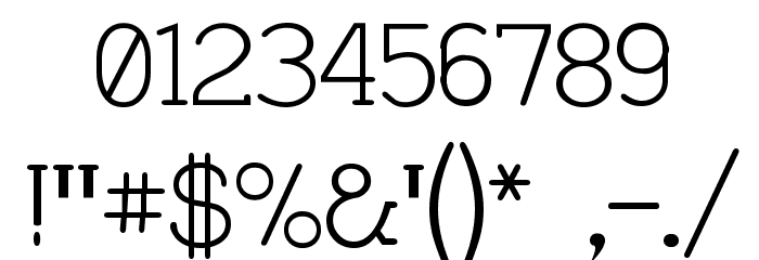 Charrington Upper Font OTHER CHARS