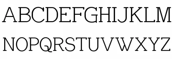 Charrington Upper Schriftart Groß