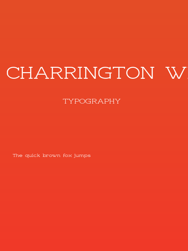 Charrington Wide Poster