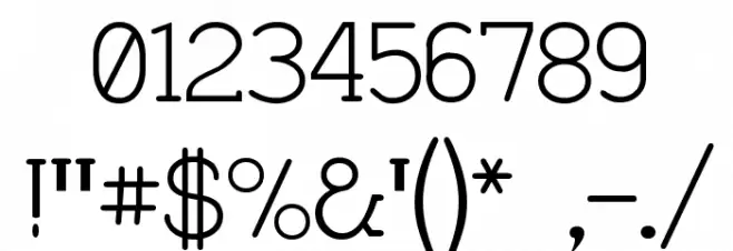 Charrington Font OTHER CHARS