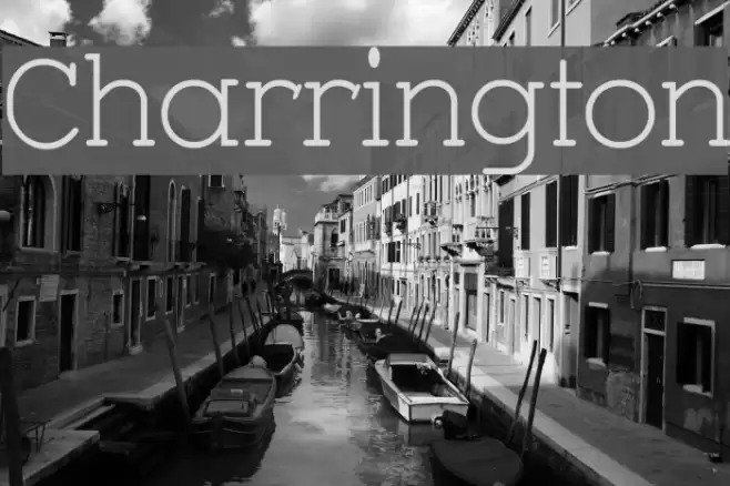 Charrington Font examples