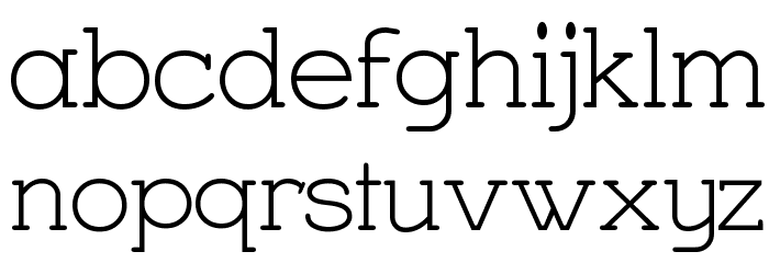 Charrington Font LOWERCASE