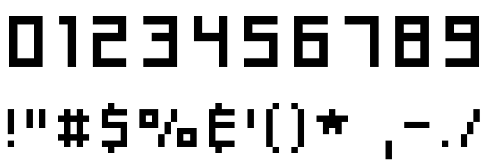 Charriot Deluxe フォント その他の文字