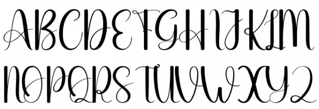 Chart Schriftart Groß