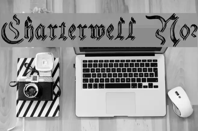Charterwell No2 Font examples