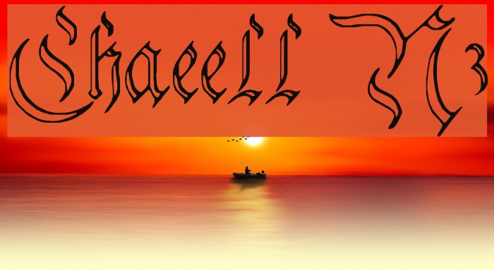 Charterwell No3 Font examples