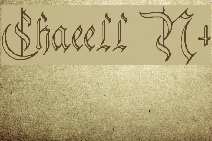 Charterwell No4 Font examples
