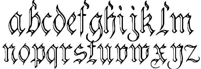 Charterwell No4 Font LOWERCASE