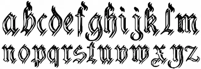 Charterwell No5 Шрифта строчной