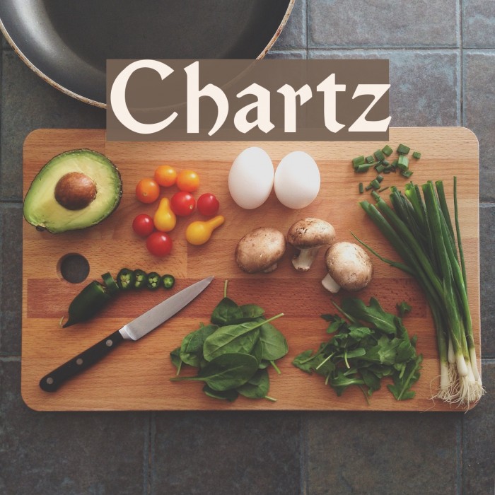 Chartz Font examples