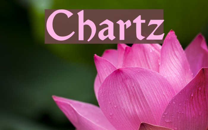 Chartz Font examples