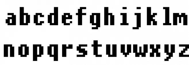 Charybdis Font LOWERCASE