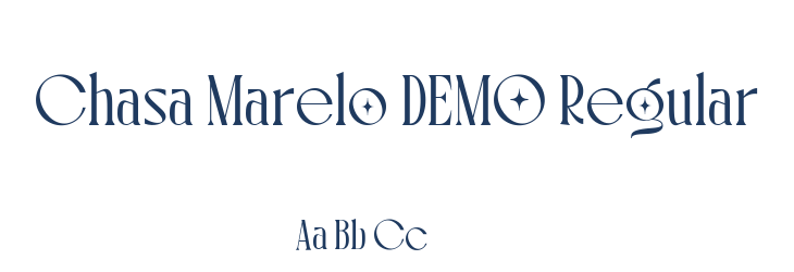 Chasa Marelo DEMO Regular Font Preview