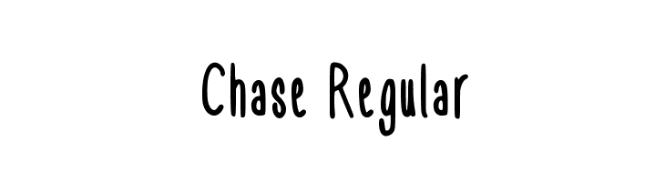 Chase Regular  नि: शुल्क फ़ॉन्ट्स डाउनलोड