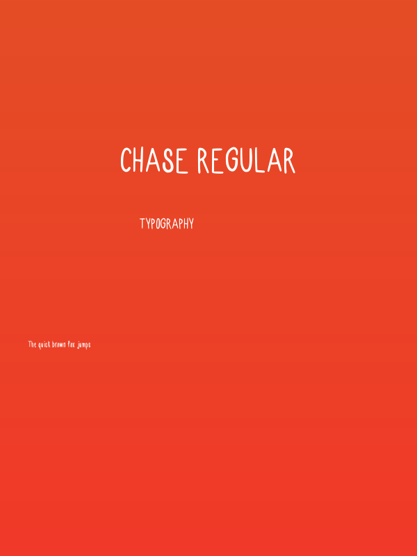 Chase Regular Poster