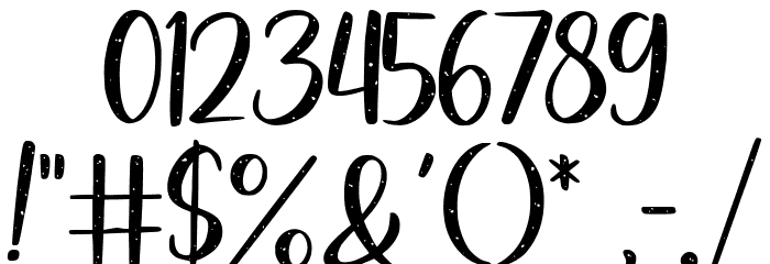 Chase of the Sword Font OTHER CHARS