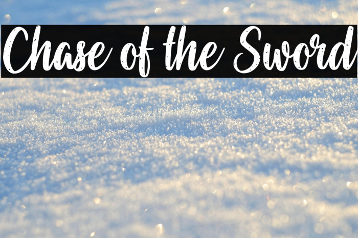 Chase of the Sword Example 1