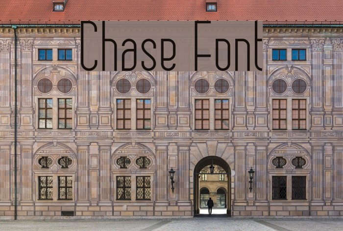 Chase Font examples