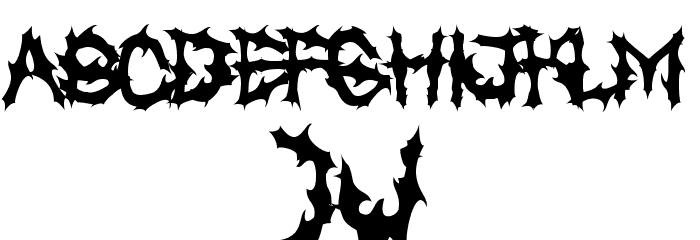 Chased Through The Woods Font OTHER CHARS