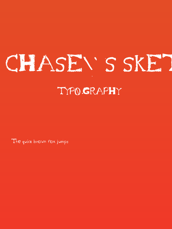 Chase's Sketch Poster