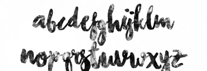 Chasing Embers Font LOWERCASE
