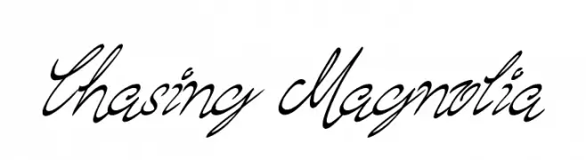 Chasing Magnolia  Frei Schriftart Herunterladen