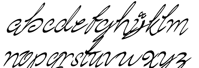 Chasing Magnolia Font LOWERCASE