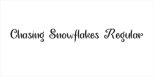 Chasing Snowflakes Regular Logo