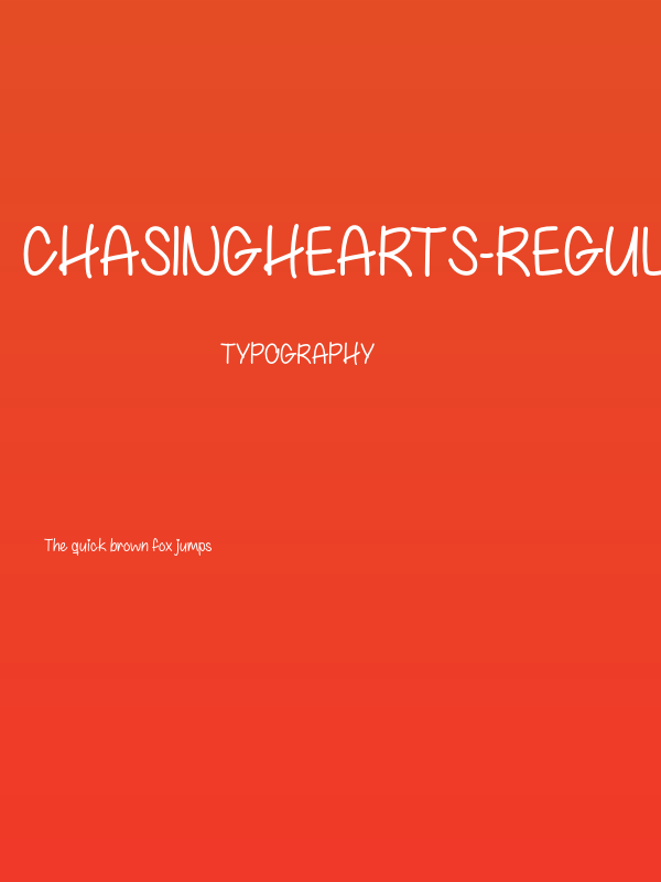 ChasingHearts-Regular Poster