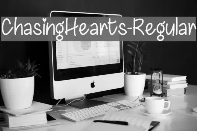 ChasingHearts-Regular Font examples