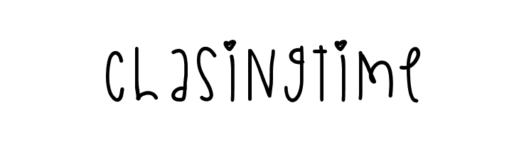 ChasingTime  Frei Schriftart Herunterladen