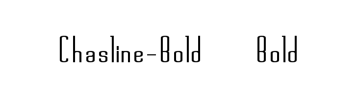 Chasline-Bold Bold Font