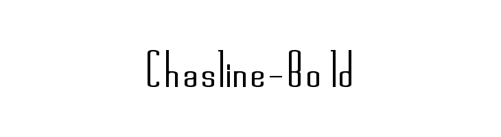 Chasline-Bold  フリーフォントのダウンロード