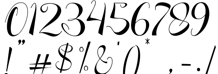 ChasterScript Font OTHER CHARS