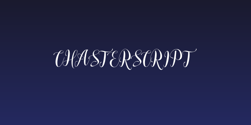 ChasterScript Social Header