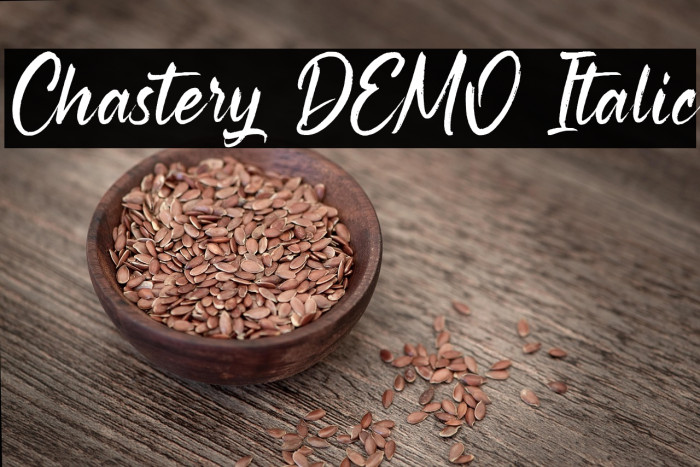 Chastery DEMO Italic Example 2