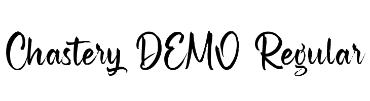 Chastery DEMO Regular  免费字体下载