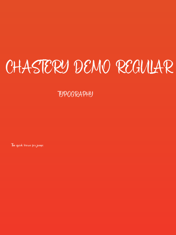 Chastery DEMO Regular Poster