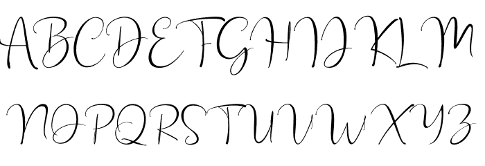 Chasti-Regular Font UPPERCASE