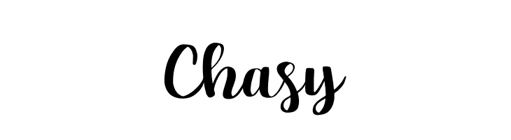 Chasy  フリーフォントのダウンロード