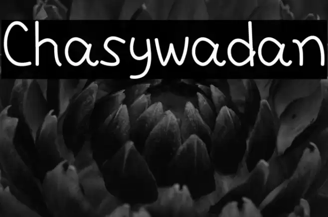 Chasywadan Font examples