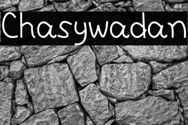 Chasywadan Font examples