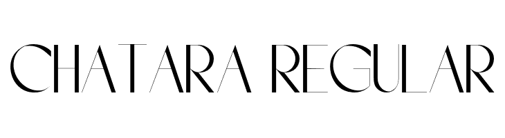 Chatara-Regular  フリーフォントのダウンロード
