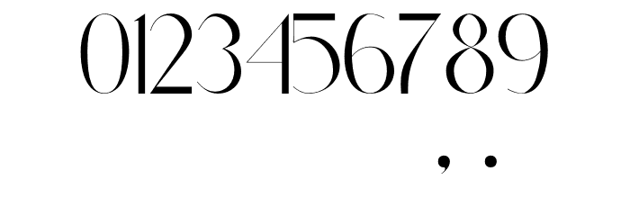 Chatara-Regular Font OTHER CHARS