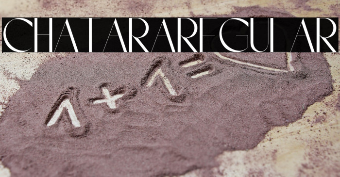 Chatara-Regular Example 1